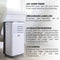 TechnoLife TL-9001 - Mobiele Airco - 9000 BTU - Wit/Zwart