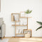 vidaXL - Kamerscherm - / - boekenkast - 92x29x112 - cm - hout - artisanaal - eiken