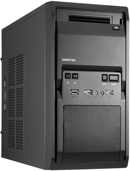 Chieftec Libra LT-01B - Micro-ATX Behuizing - 350W Voeding - Zwart