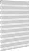 vidaXL - Zebra - rolgordijn - 100x150 - cm - stofbreedte - 95,9 - cm - lichtgrijs