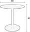 Zuiver Snow Salontafel Rond 60 cm Metaal Zwart