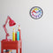nXt - Stille Wandklok - 26 cm - Plastic - Wit - 'Sophia'