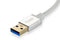 LevelOne USB-0503 - Dockingstation - 3x USB 3.2 (Gen1) - 1x Ethernet 1Gbps - Zilver