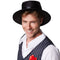 Charleston gentleman kostuum - heren kostuumset - zwart/wit - maat S