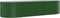 vidaXL - Plantenbak - 322x100x68 - cm - gepoedercoat - staal - groen