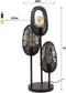 Tafellamp 3x open oog wire - Artic zwart