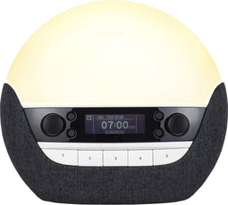 Lumie Bodyclock Luxe 750DAB - Wake-up light - DAB+/Bluetooth/USB - Antraciet