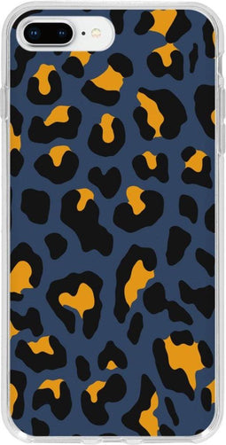 Design Backcover iPhone 8 Plus / 7 Plus hoesje - Blue Panther