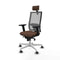 Bureaustoel Piqueras y Crespo 2D026G2 Donkerbruin