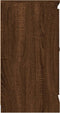 vidaXL - Dressoir - 70x35,5x67,5 - cm - bewerkt - hout - bruin - eikenkleur