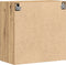 vidaXL - Wandkast - Artisan - Eiken - 60x31,5x60 - cm - Gelaagd - Hout