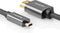 High Speed HDMI-Kabel met Ethernet - HDMI Connector - HDMI Micro-Connector - 4K@60Hz - 18 Gbps - 2.00 m - Rond - Katoen - Antraciet / Gun Metal Grijs - Cover Window Box