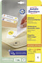Avery - Afneembare Etiketten - 210 x 297 mm - Wit (25 vellen)