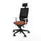 Bureaustoel met hoofdsteun Piqueras y Crespo 4B066N1 Bruin
