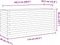 vidaXL - Plantenbak - 110x40x46 - cm - geïmpregneerd - grenenhout