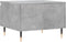 vidaXL - Salontafel - 50x46x35 - cm - bewerkt - hout - betongrijs