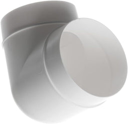 EUROPLAST - Buisboog 90 Graden - Ø 100mm PVC Kunststof Ventilatiebuis