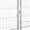 vidaXL - Hondenkennel - 16,94 - m² - gegalvaniseerd - staal