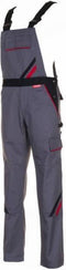 Planam Dames amerikaanse overall Highline (2719) - Grijs | Zwart - 52