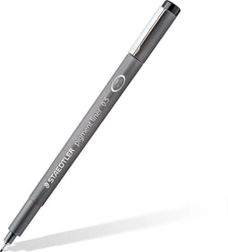 STAEDTLER pigment liner - zwart - 0,1 mm