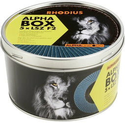 Rhodius 209317 LSZ F2 BOX Lamellenschijf Diameter 125 mm Boordiameter 22.23 mm 5 stuk(s)