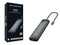 Conceptronic DONN06G - Hub USB 9-in-1 - Grijs