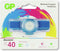 GP Hoofdlamp CH31 - Hoofdlamp - 40 lumen - 2X CR2025 - Blauw