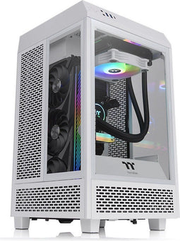 Thermaltake The Tower 100 Snow - Mini Tower - 1x 120 mm ventilator - Wit
