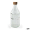 Glazen fles La Mediterránea Metaal Glas 1 L (24 Stuks)