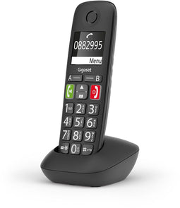 Gigaset E290HX - DECT-telefoon - Draadloze handset met handsfree en nummerherkenning - Zwart