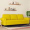vidaXL - Driezitsbank - 180 - cm - fluweel - geel