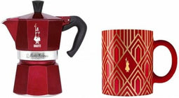 Bialetti Déco Glamor Moka Express Rood