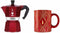 Bialetti Déco Glamor Moka Express Rood