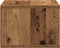 vidaXL - Printerstandaard - Oud - Hout - 40x32x22,5 - cm - Gelaagd - Hout