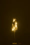 J-Line decoratie kerstboom Takken - riet - wit - small - LED lichtjes