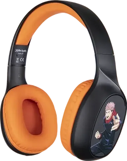 Konix Jujutsu Kaisen - Bluetooth Headset - 30 uur speeltijd - Oranje Zwart
