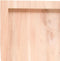 vidaXL - Wastafelblad - 200x30x(2-4) - cm - onbehandeld - massief - hout
