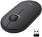 Logitech Pebble M350 - Draadloze muis - Stil klikken - Zwart