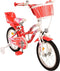 Volare Lovely Kinderfiets - Meisjes - 16 inch - Roze Wit - Twee Handremmen