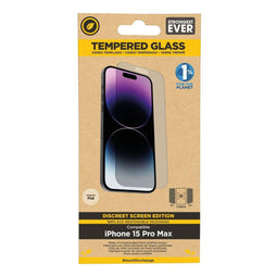 Muvit for Change - Schermbeschermer - Tempered glass 9H - Compatibel met iPhone 15 Pro Max