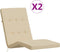 vidaXL - Terrasstoelkussens - 2 - st - oxford - stof - beige