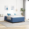 vidaXL - Boxspringbed - Blauw - 160x200 - cm - Corduroy - Stof