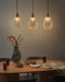 COOSA - Hanglamp - Transparant - 3 lichten - Glas/Metaal