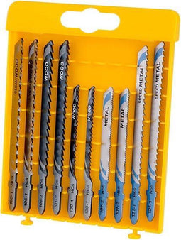 DeWalt DT2294-QZ - Decoupeerset 10-delig voor hout en metaal - Opbergcassette (1 set)