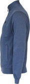 Donnay vest zonder capuchon - Sporttrui - Opstaande kraag - Donkerblauw gemeleerd - Maat S
