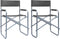 vidaXL Regisseursstoelen - Staal - Grijs - 48 x 57 x 79 cm