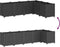 vidaXL - Plantenbak - 160x120x53 - cm - polypropeen - zwart