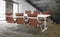 T-poot bureau vergadertafel Quick 200x100cm bladkleur Robson Eiken framekleur Wit (RAL9010)