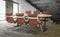 T-poot ovale vergadertafel Quick 240x120cm bladkleur Licht Eiken framekleur Wit (RAL9010)