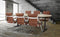 T-poot ovale vergadertafel Quick 240x120cm bladkleur Robson Eiken framekleur Aluminium (RAL9006)
